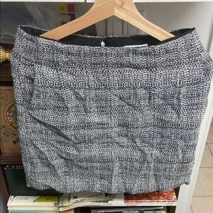Babaton Black and White Pencil Skirt Mini